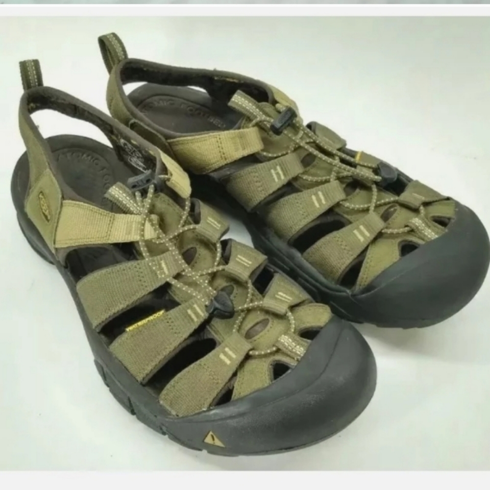 KEEN Newport H2 Sandals Womens Size 7.5-8 EU 39 mens 6 olive green Hiking Shoes